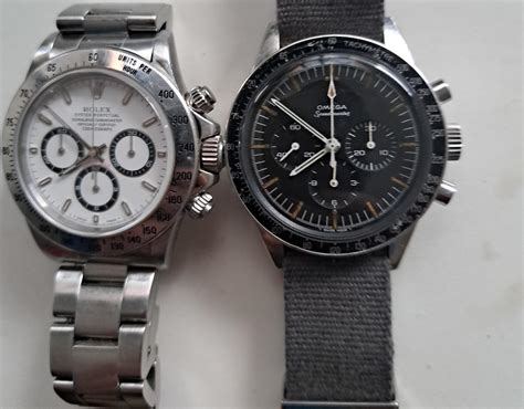 omega speed master vs rolex daytona video|daytona vs Speedmaster reddit.